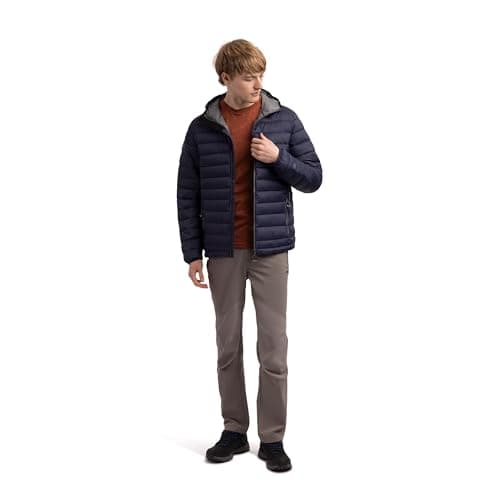 Image of Trespass Mens Padded Jacket Grown On Hood and Full Front Zip Paddley