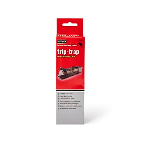 Image of Pest-Stop Trip-Trap for Indoors - Durable Reusable Snap Rats Trap for Rodent Control - Mouse Traps for Home and Office - Easy to Clean - Safe and Secure