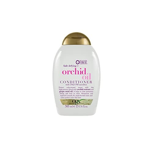 Image of OGX Orchid Oil Colour Conditioner for Coloured Hair and for Blonde Hair 385 ml