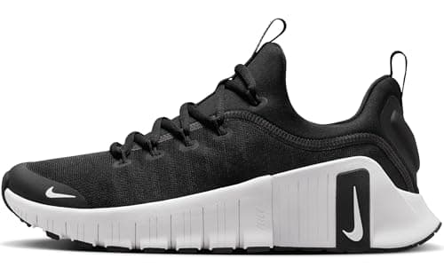 Image of Nike Women's Free Metcon 6 Workout Shoes, Black/White, 7