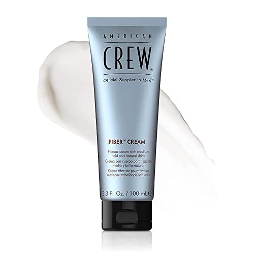 Image of American Crew Fiber Cream with Medium Hold & Shine for Flexibility & Control (100ml) For All Hair Types, Hair Styling for Men