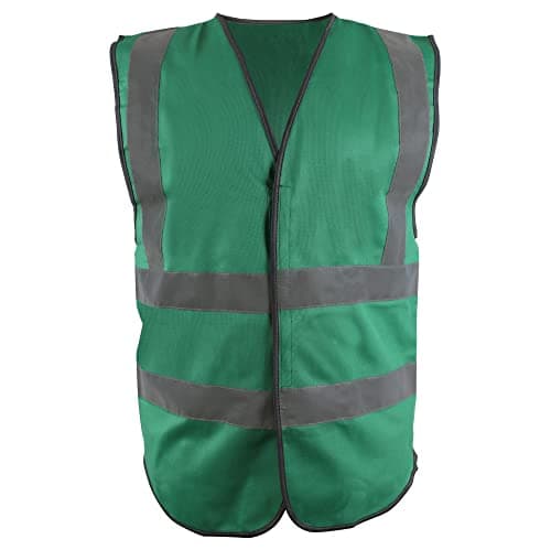 Image of Blackrock Green Enhanced Visibility Vest, High Visibility Vest, Hi Vis Jackets, Safety, Reflective, PPE, Security, Workwear, Mens and Womens - Size Medium