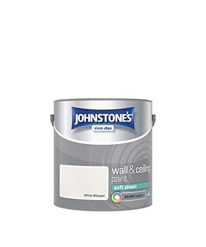 Image of Johnstone's - Wall & Ceiling Paint - White Whisper - Soft Sheen Finish- Emulsion Paint - Fantastic Coverage - Easy to Apply - Dry in 1-2 Hours - 12m2 Coverage per Litre - 2.5L