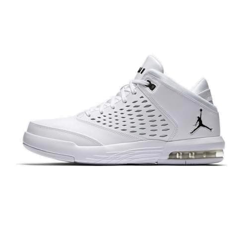 Image of NIKE Jordan Flight Origin 4 Men's Trainers 921196 (White/Black 100) UK 10 (EU 45)