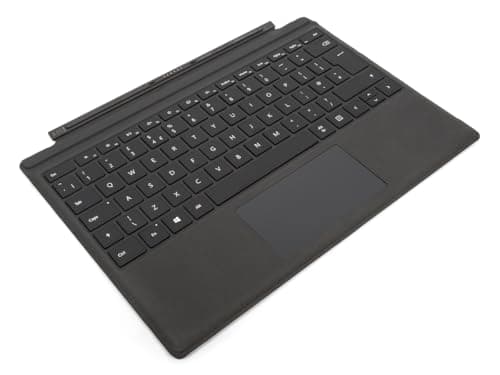 Image of Microsoft Surface Pro Type Cover (for Surface Pro 4-7) (QWERTY English) Black (Renewed)