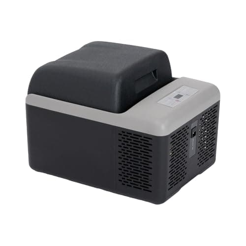 Image of Alpicool C12PT 12L Compressor Car Fridge Freezer, DC 12v Camping Refrigerator, Portable Mini Cool Box for TruckCampervanRVBoat, -20℃ to 20℃(Black)