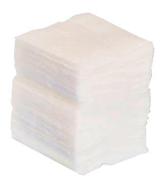 Image of Premier Absorbent Cotton Gauze Swabs, Non-Sterile, White, 8 Ply, 5 x 5 cm, Pack of 100