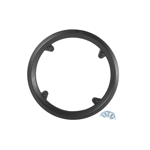 Image of TUCKBOLD 42 Teeth 9.7-10.7cm Bicycle Crankset Chain Wheel Cover Black Hollow Automotive Parts