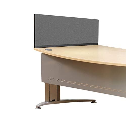 Image of Panelwarehouse Straight Desk Divider Partition Screens Desktop 800mm x 400mm x 400mm - Fiesta Fabric Glamour � 12 Colours