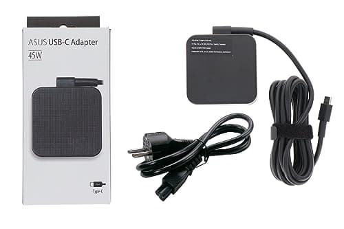 Image of ASUS AC45-00 -(ADP-45XE D) Power Adapter - USB-C - 45 Watt - AC 100-240 V - 5-20 V - Black - 90XB06XN-MPW010