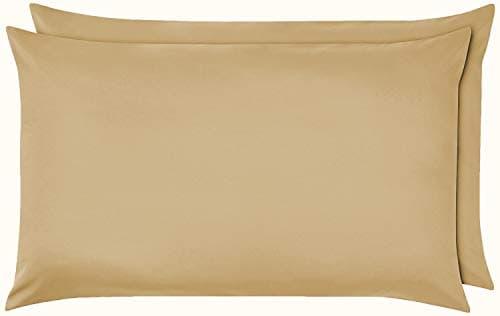 Image of NIYS Luxury Standard Pillowcases Pair (Beige)