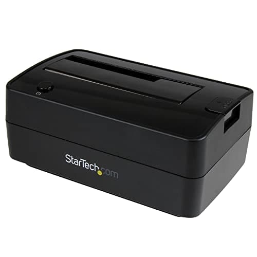 Image of StarTech.com Single Bay USB 3.1 / eSATA to SATA Hard Drive Docking Station, USB 3.1 (10 Gbps) Hard Drive Dock, External 2.5/3.5" SATA III HDD/SSD Top-Loading Hard Drive Bay (SDOCKU313E)