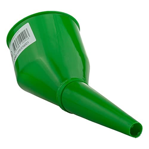 Image of Angled Car Fuel Funnel with Built-In Filter Strong Plastic Diesel Oil Petrol Pouring Tube (Green)
