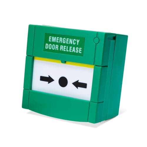 Image of SecureMyDoor - Resettable Emergency Break Glass Call Point - Indoor Use - Fire Alarm Button Switch for Easy Access Control - Ideal for Commercial, Residential, and Industrial Buildings
