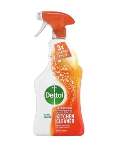 Image of Dettol Power and Pure Kitchen Cleaner Spray, 1L [Packaging may vary]