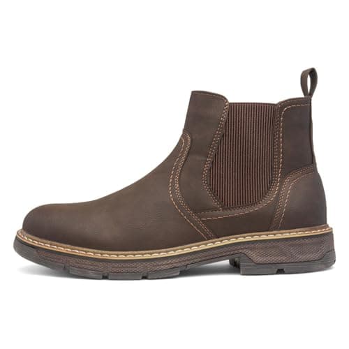 Image of STONE CREEK Andes Mens Brown Ankle Chelsea Boot - Size 9 UK - Brown