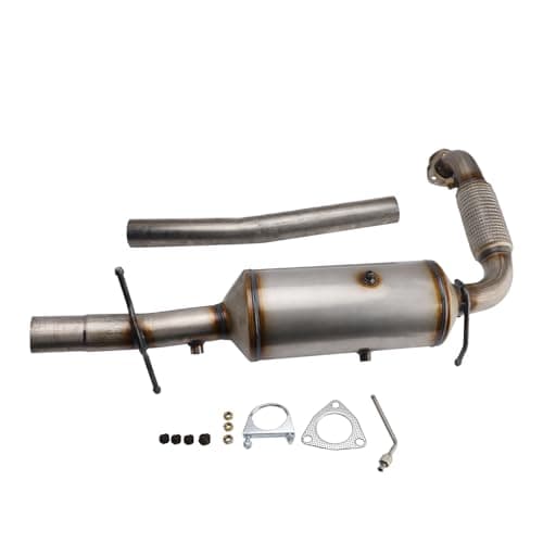 Image of Diesel Particulate Filter DPF Euro 5 for Ford Transit Custom V362 V363 Bus Tourneo Custom 2.2 TDCi 2012-2017 Stainless Steel Direct Fit Catalytic Converter Front Oxygen Sensor Ports 48-State