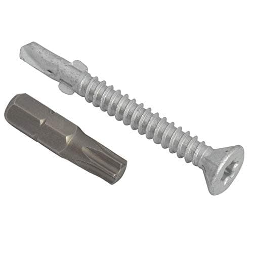 Image of TechFast Light Duty Timber to Steel Roofing Screws | 5.5 x 50mm | Elementech | Bag 100