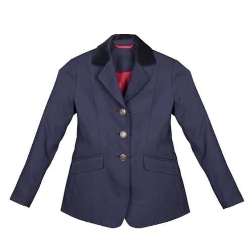 Image of Shires Aston Childrens Show Jacket - Navy Blue 20