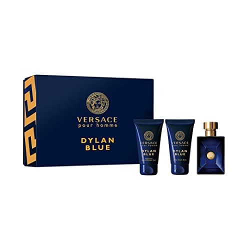 Image of Versace Dylan Blue Eau De Toilette Spray 50ml Set 3 Pieces 2017