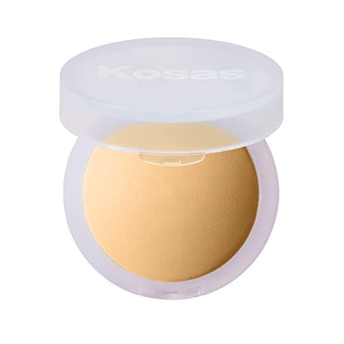 Image of Kosas Cloud Set Pressed Setting Powder – Translucent Shine Control Face Powder, Soft Matte Finish, Cushiony (Sheer Golden Medium)