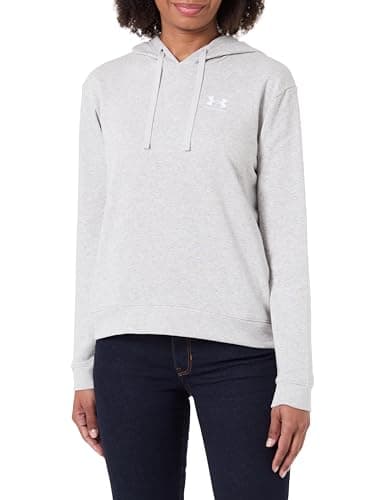 Image of Under Armour Women's Rival Terry Hoodie, Super-Soft French Terry Women's Hoodie, Moisture-Wicking Ladies Hoodie for Training