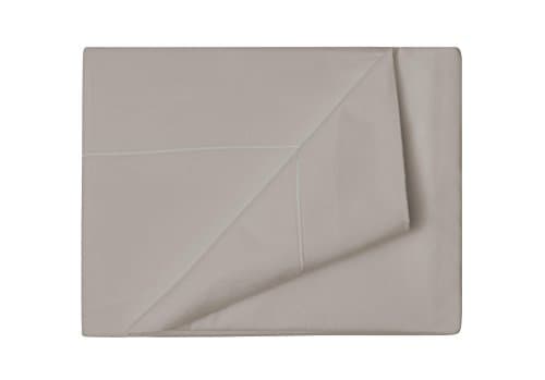Image of Belledorm Egyptian Cotton Flat Sheet - 400 Thread Count - Can be used as a top sheet or bottom sheet (Double, Pewter)