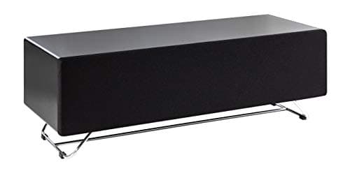 Image of Alphason Chromium Concept TV Cabinet - Black, 120 x 42 x 40cm (WxDxH)