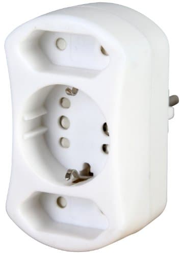 Image of KoppPower socket splitter DUOversal® Adapter white White