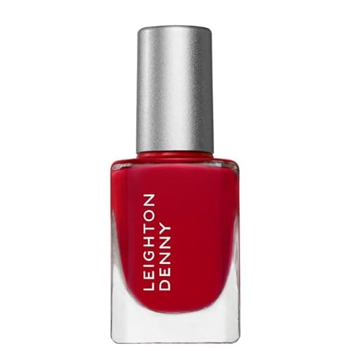 Image of LEIGHTON DENNY Provocative Nail Polish, High Performance Nail Colour, Red Nail Varnish 12ml