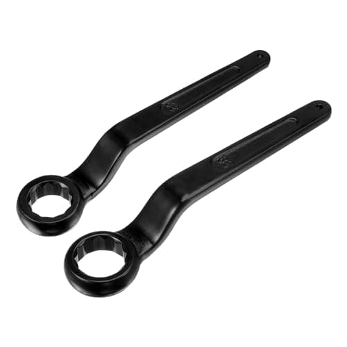 Image of sourcing map 2Pcs Offset Box End Ring Type Wrench 38mm 32mm High-Carbon Steel Slogging Wrench