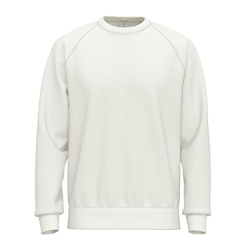 Image of SoftSpun Sweatshirt for Men UK | 100% Original Plain Raglan Mens Crew Neck Terry Cotton Sweatshirts Jumpers for men | Year-Round Men's Sweatshirts No Hood for Casual, Work and Gym