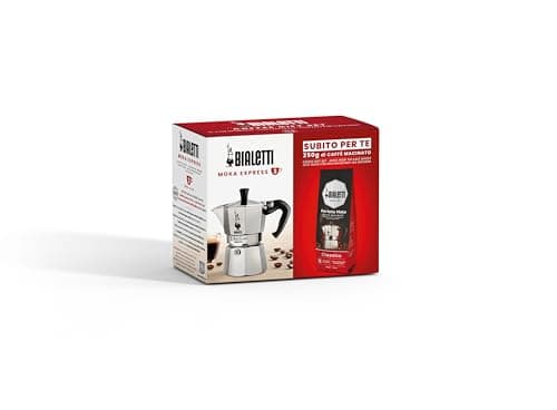Image of Bialetti 3544 3tz Express Moka Pot with Perfect Classic Moka 250 g, Black
