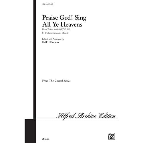 Image of Wolfgang Amadeus Mozart-Praise God! Sing All Ye Heavens-SAB
