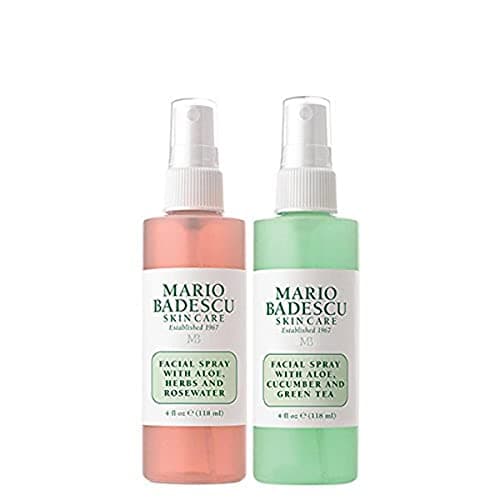 Image of Mario Badescu Facial Spray with Rosewater & Facial Spray with Green Tea Duo