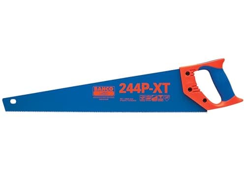 Image of Bahco 244P-22-XT-HP 22-inch Hardpoint Handsaw - Blue , Orange