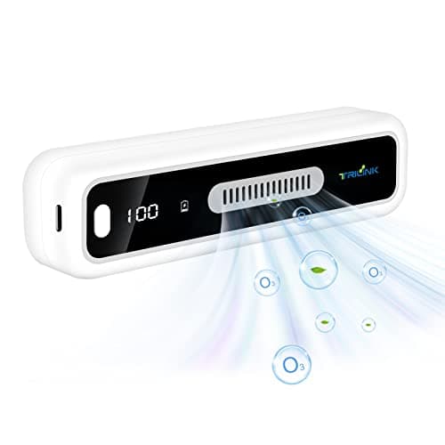 Image of USB Fridge Deodoriser with Led Display, Mini Ozone Generators Fridge Fresheners, Portable Reusable Fridge Odour Eliminator, Rechargeable Small Ozone Air Purifier for Fridge, Car, Shoe Closet, Wardrobe