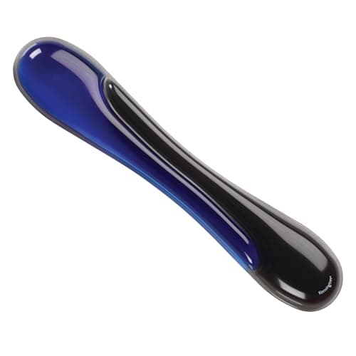 Image of Kensington K62397AM Duo Gel - Ergonomic Keyboard Wrist Rest with Gel Wrist Support Pad - 90 x 36 x 480 mm - Blue (62397)