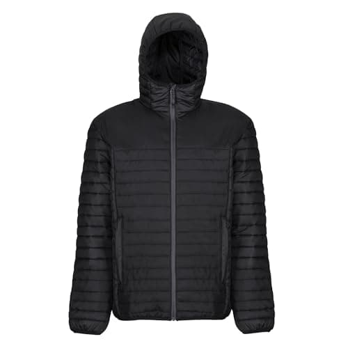 Image of Regatta Professional Mens H/Mrecycledinsjacket Hooded Jacket, Black, S EU