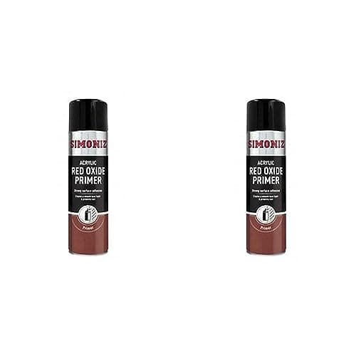 Image of Holts LOYSIMP13C Simoniz Spray Paint, 500 ml, Red Oxide Primer (Pack of 2)