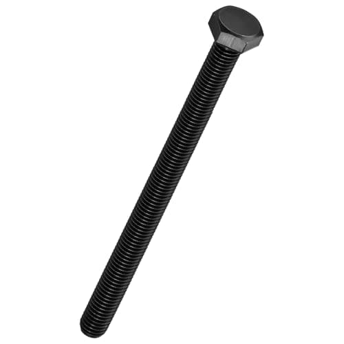 Image of Kozelo 5 Pcs Hex Head Screws Bolts - [M8-1.25x120] Carbon Steel Grade 10.9 Fully Threaded Hex Tap Metric Hexagon Head Machine Bolts Right Hand External Hex Drive, Black