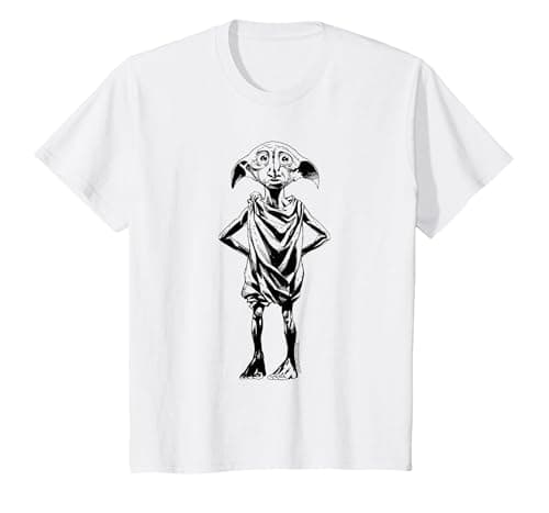 Image of Harry Potter Dobby T-Shirt, Youth, White, Medium