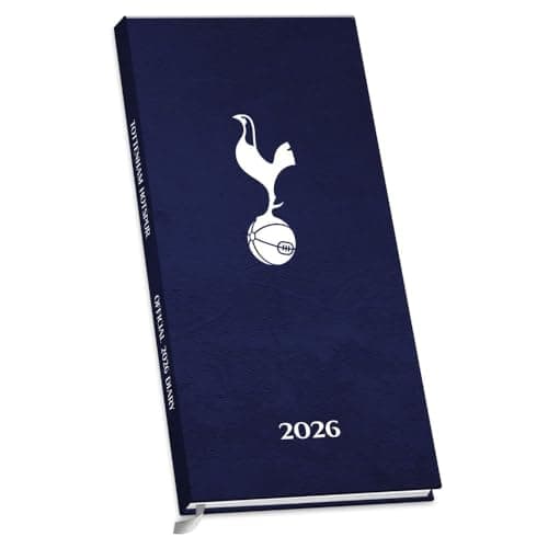 Image of 2026 DIARY TOTTENHAM HOTSPUR FC WEEK TO VIEW SLIM POCKET DIARY OFFICIAL PRODUCT