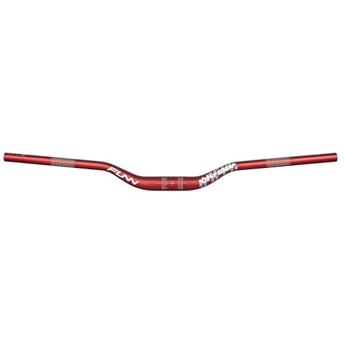 Image of Funn Upturn High-Rise Mountain Bike Handlebar with Bar Clamp 35mm and Width 800mm, Durable and Lightweight Alloy Riser Handlebar for MTB and BMX Bike, Rise 40mm MTB Handlebar (Red)
