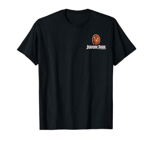 Image of Jurassic Park Fossilized Mosquito Small Pocket Logo Vintage T-Shirt
