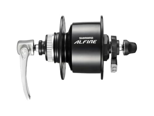 Image of Shimano DH-S501 Alfine, 6v 3w, Centre-Lock disc, 32h, Q/R, black