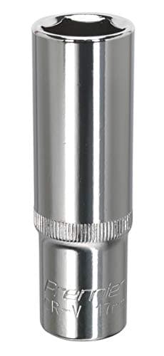 Image of Sealey Sp1217D Walldrive Socket 17Mm Deep 1/2Sq Drive Fully Polished