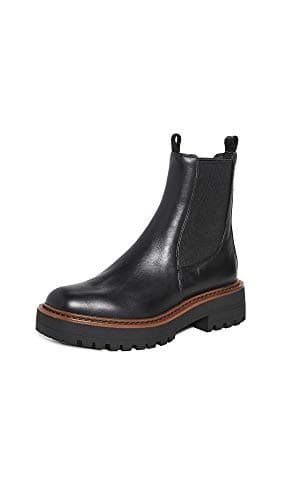 Image of Sam Edelman Women's Laguna Chelsea Boot, Black Leather, 8 UK