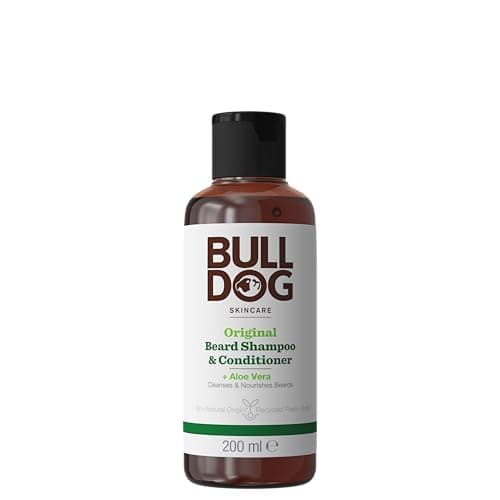 Image of Bulldog Skincare Original Beard Shampoo & Conditioner, Men's Grooming, Beard Moisturiser for Softer, Supple Beards, 200ml