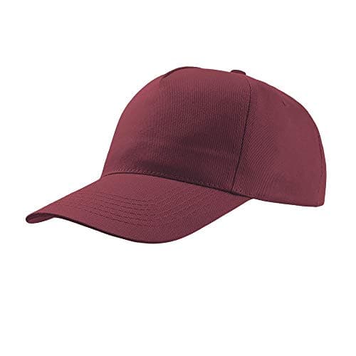 Image of Atlantis Start 5 Panel Cap (Pack of 2) (One Size) (Burgundy)